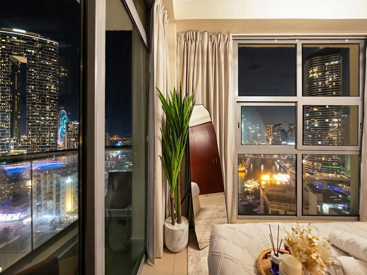 Luxury 4Br - Full Marina View - High Floor Bliss Apartment Dubai