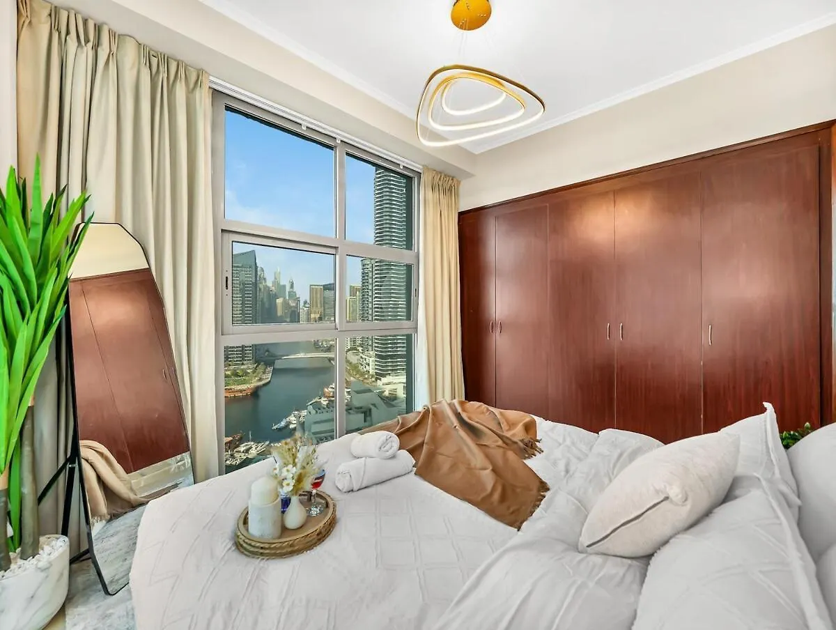 Luxury 4Br - Full Marina View - High Floor Bliss Apartment Dubai