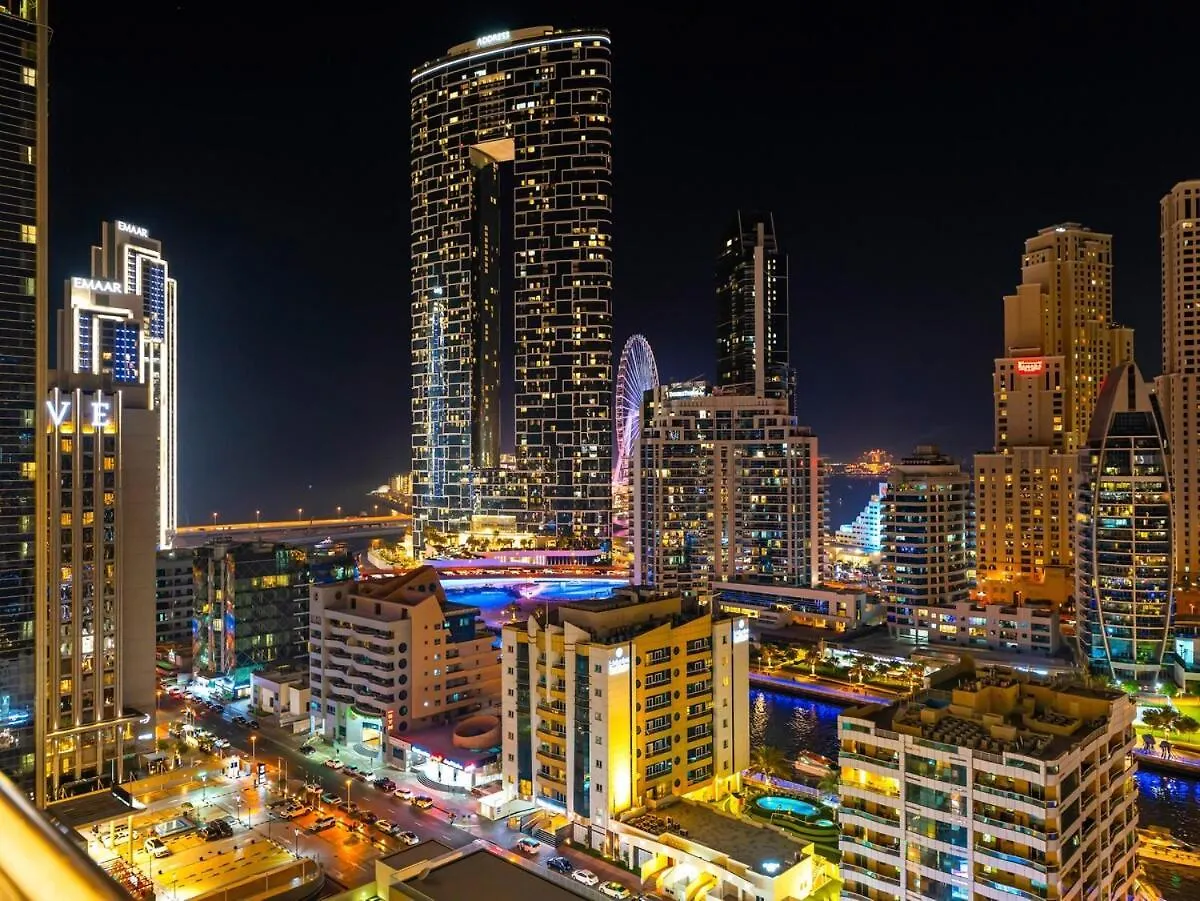 Luxury 4Br - Full Marina View - High Floor Bliss Apartment Dubai 0*,